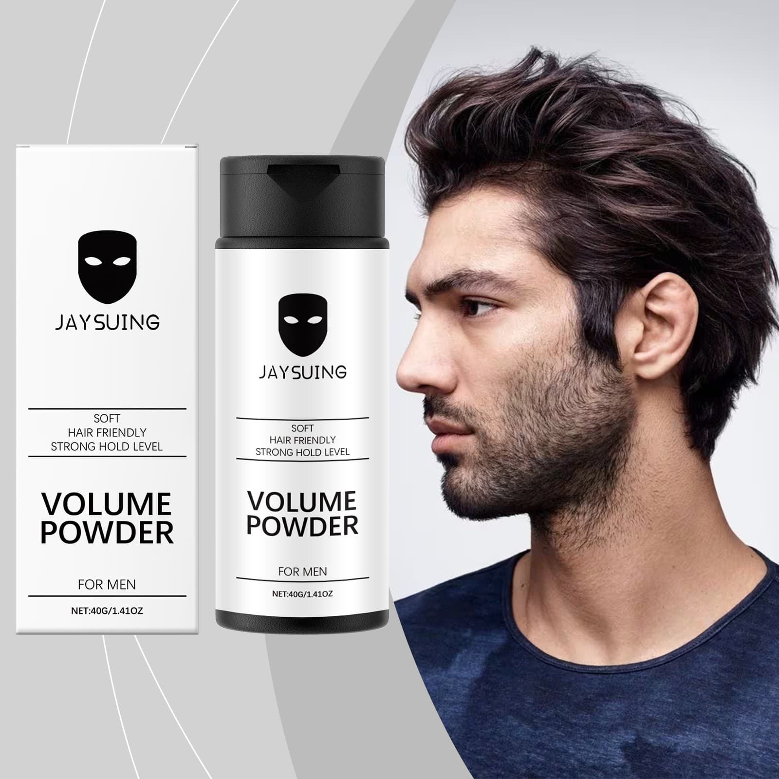 JAYSUING Volumizing Styling Powder Natural Fresh Fluffy Clean Smooth Care Portable Hair Powder