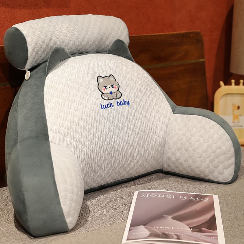 Bing Doudou Bed Head Cushion Soft Backrest Pillow Large Back Support Sleeping Sofa Lumbar Support Bed Headboard