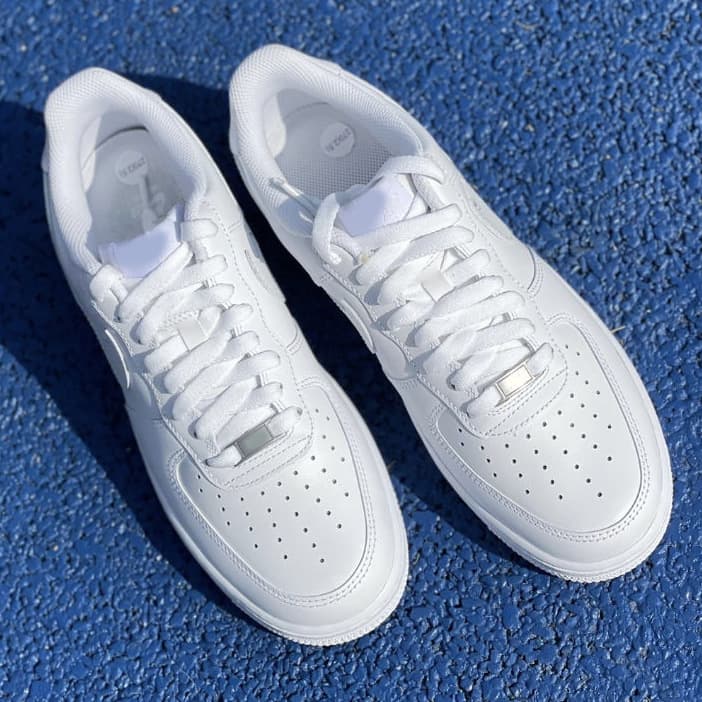 Pure White AF1 Air Force 1 Men's and Women's Board Shoes White Shoes Split Leather Men's Putian Sports Casual Men's Shoes