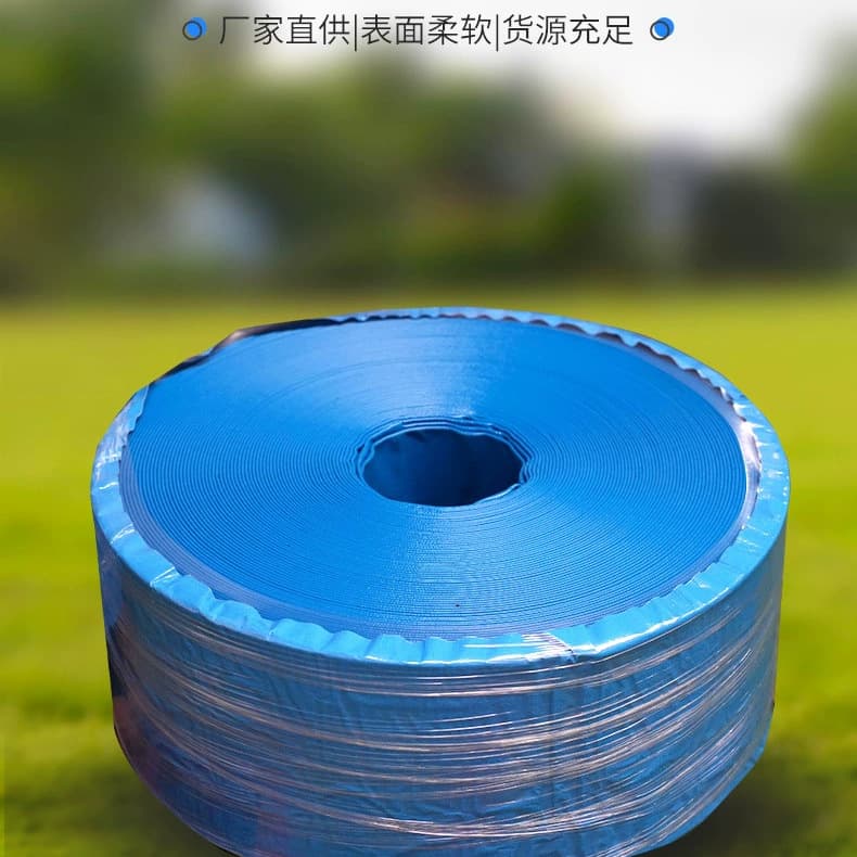 PVC coated sprinkler hose, pressure-resistant plastic water hose, agricultural irrigation hose wholesale in stock