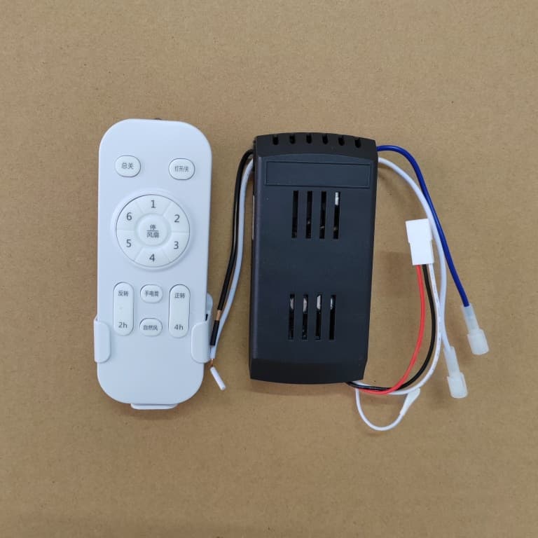 MD Ceiling Fan Light Low Voltage Variable Frequency Remote Control 6-Speed Speed Control Remote Receiver Controller Fan Light Power 36-45W