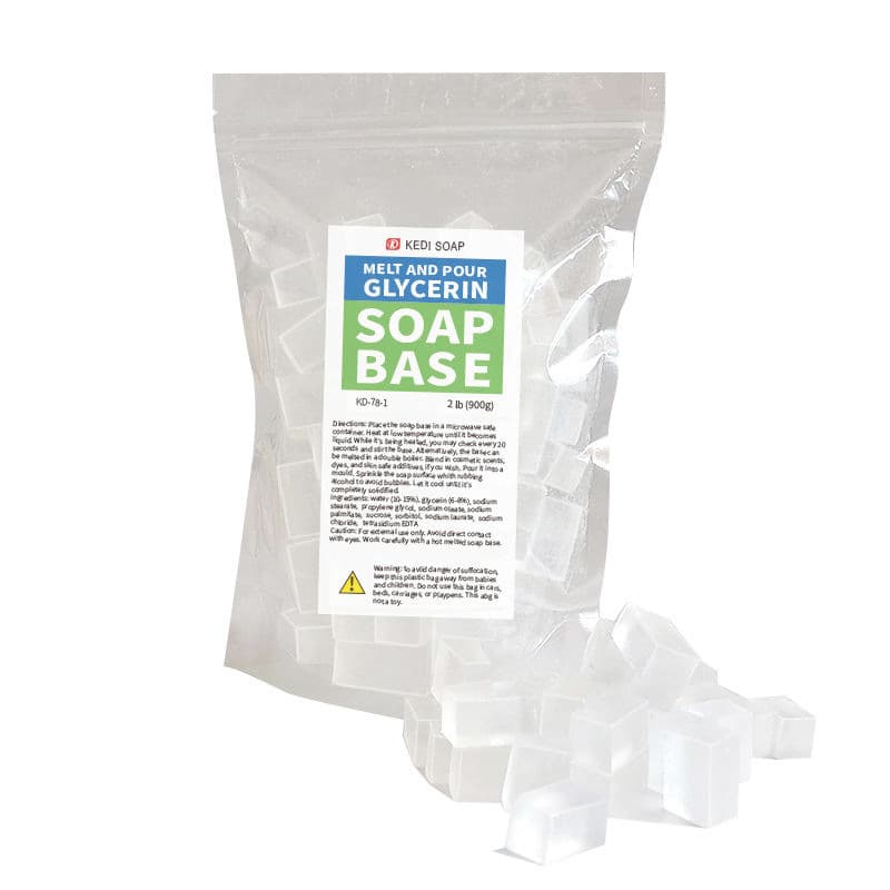 Shenzhen Kedi Plant-Based Soap Base, Food-Grade Handmade Soap Raw Material, 1kg Pack, Small Block Soap Base, Factory Direct Supply