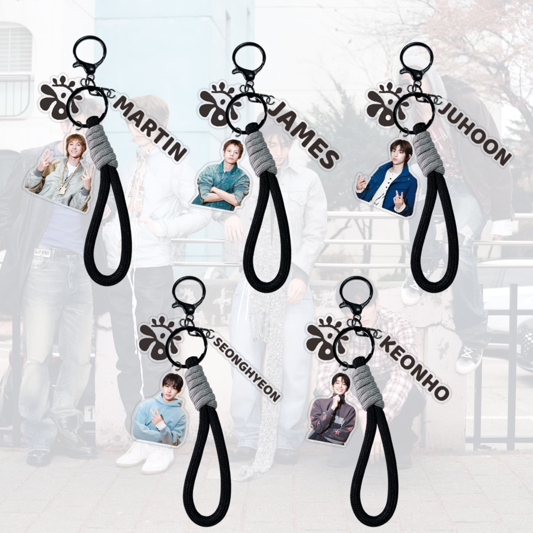 CORTIS MARTIN JAMES JUHOON KEONHO acrylic keychain backpack pendant
