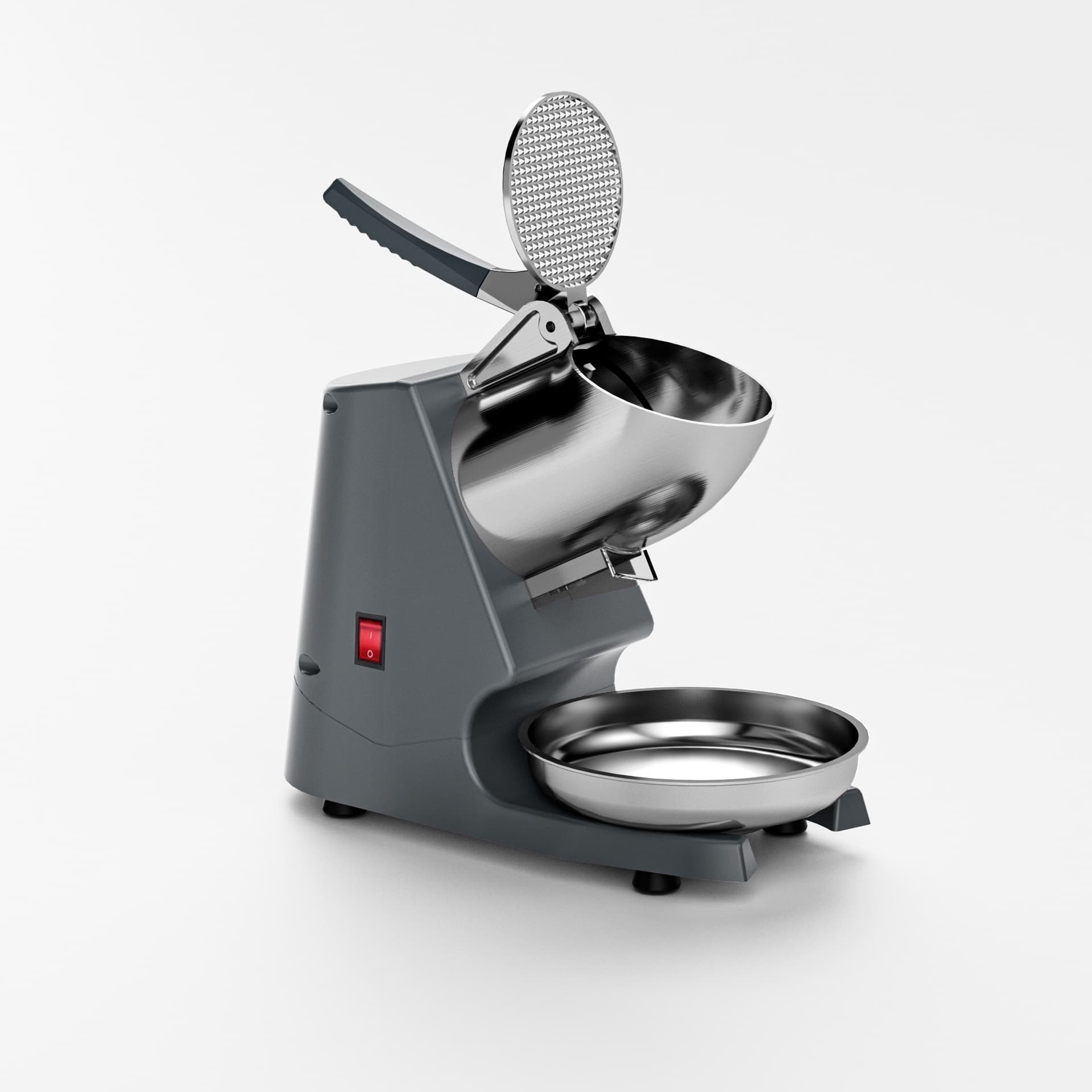 Cross-border Commercial Small Dual-Blade Ice Crusher Snow Shaver Ice Machine for Bubble Tea Shops High-Power Smoothie Machine Wholesale