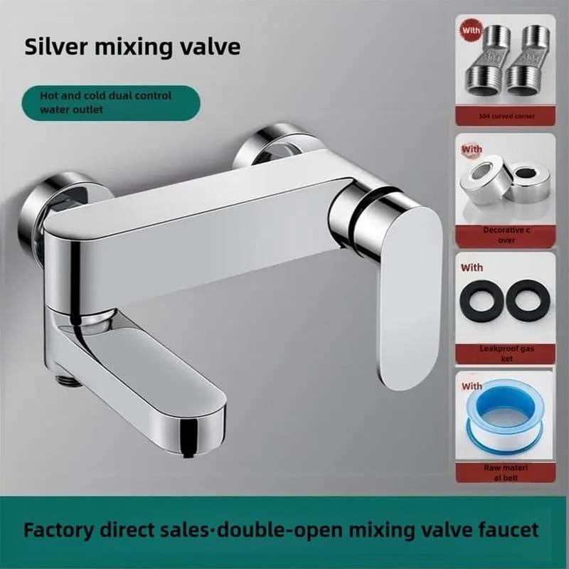 High-quality brass wall-mounted shower arm for daily use