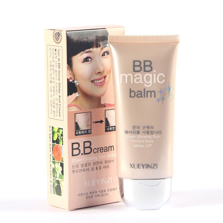 Wholesale Cosmetics Xueyingzi Xueyan Pure Whitening BB Nude Cream Oil-Control Moisturizing BB Cream Strong Concealer 60ml
