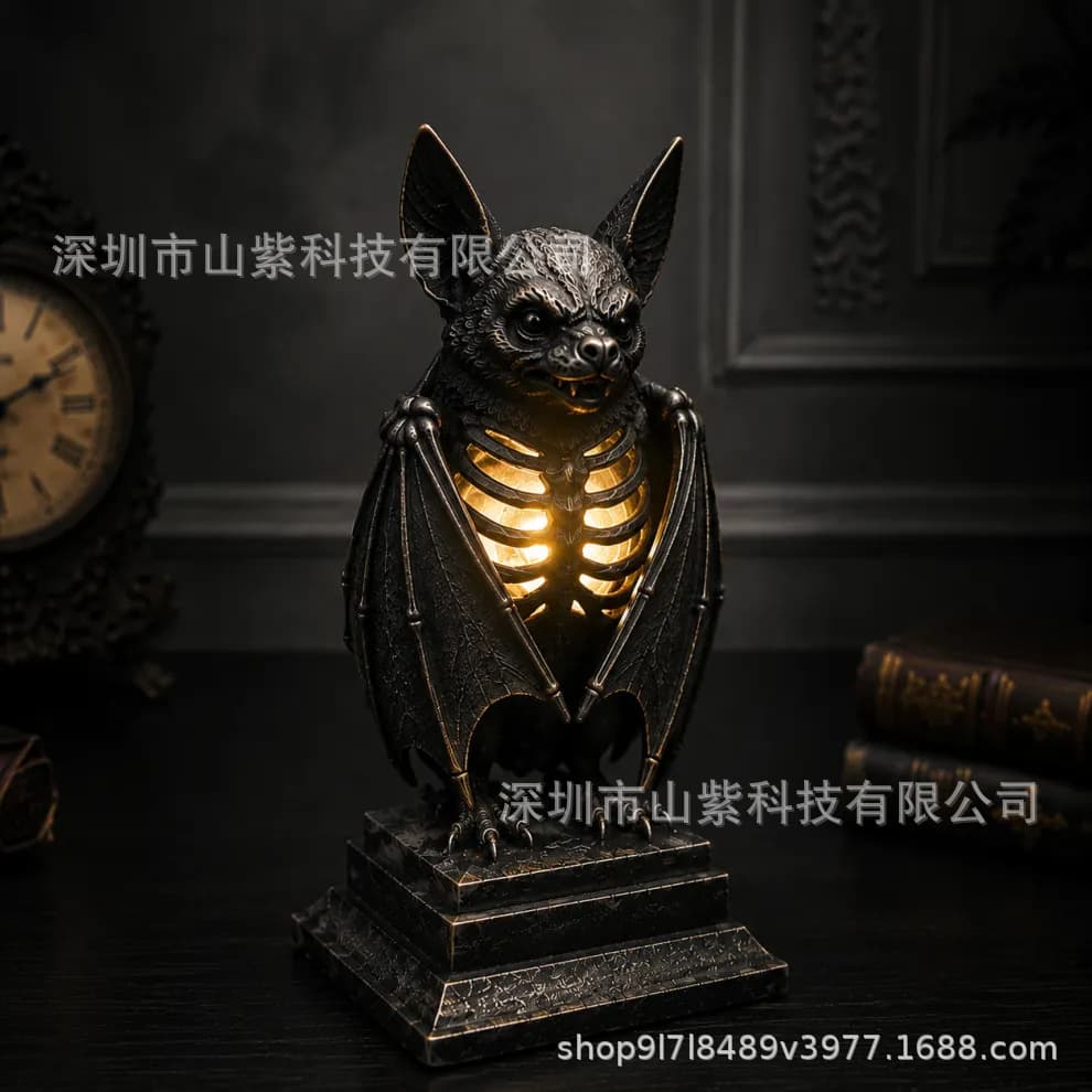 New Cross-Border Gothic Bat Skeleton Ambient Lamp XH0703