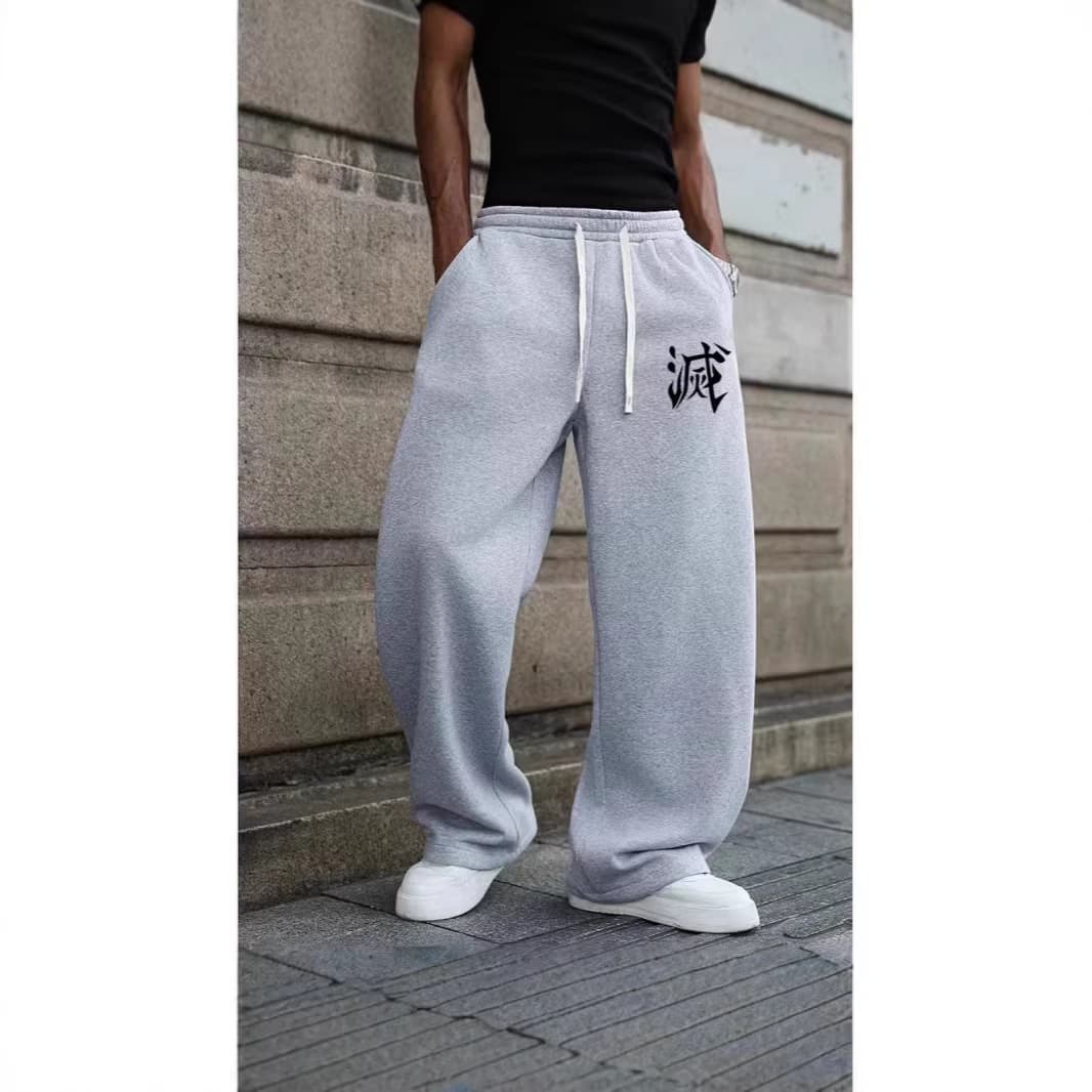Overseas Trade Casual Pants for Men 2026 Spring/Autumn New Style Loose Drawstring Sweatpants Trendy Versatile Long Pants