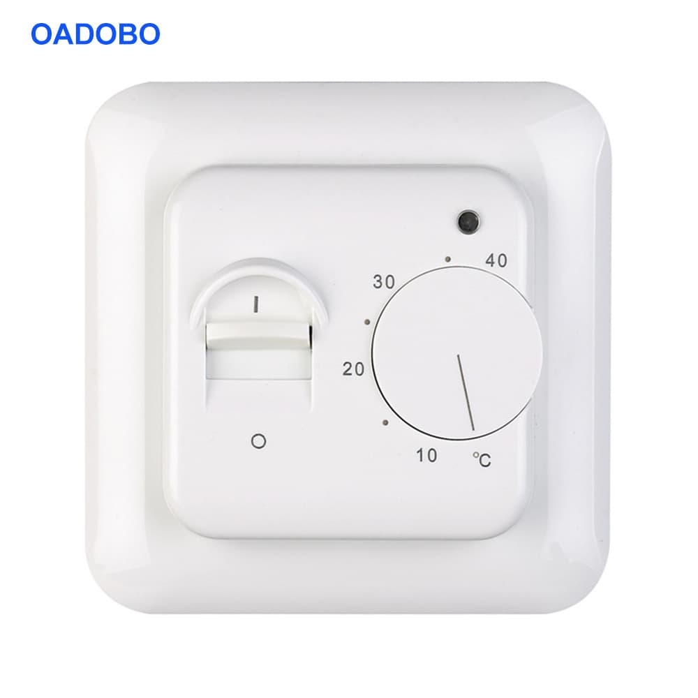 Mechanical Heating Thermostat RTC70 Floor Heating Electric Heating Thermostat with Probe 16A 2 Years Embedded Installation