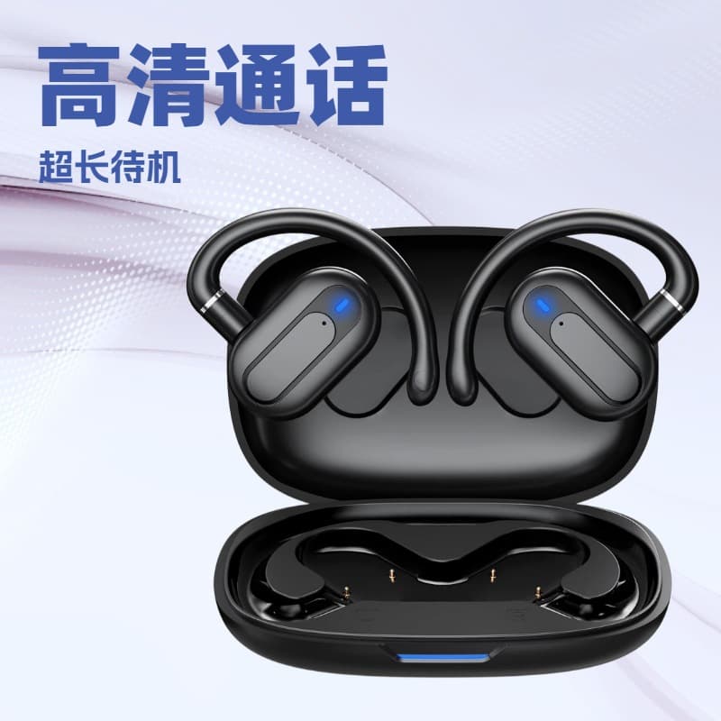 Cross-border New T29 Over-Ear Dual-Axis Rotating OWS Smart AI Bluetooth Translation Headphones, Over-Ear Wireless Headset