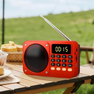 Hongba 607 Senior FM Radio Portable Player Multi-function Card Slot Speaker Radio Bluetooth Speaker