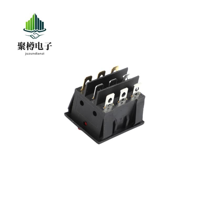 Factory Supply Three-Row Boat Switch 6-Pin One-Button Start Rocker Switch Wholesale