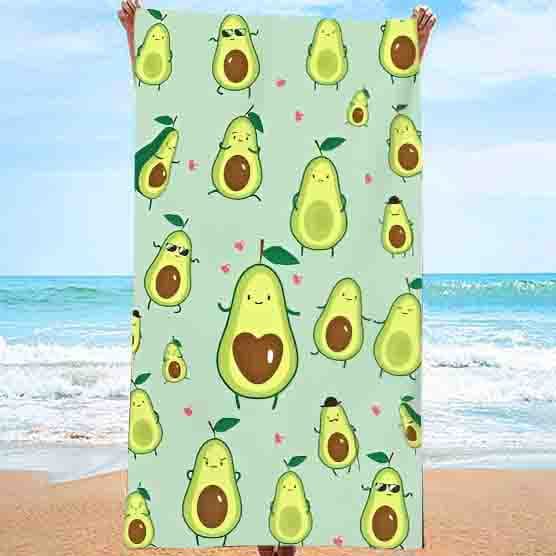 Cross-border TU Xiyin In-Stock Collection Beach Towel Printed Towel Absorbent Sand Towel for Seaside Vacation