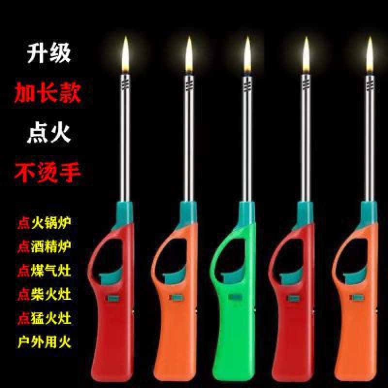 Wholesale lighters, extended ignition rods, lighter guns, gas stove lighters, open flame gas kitchen lighters.