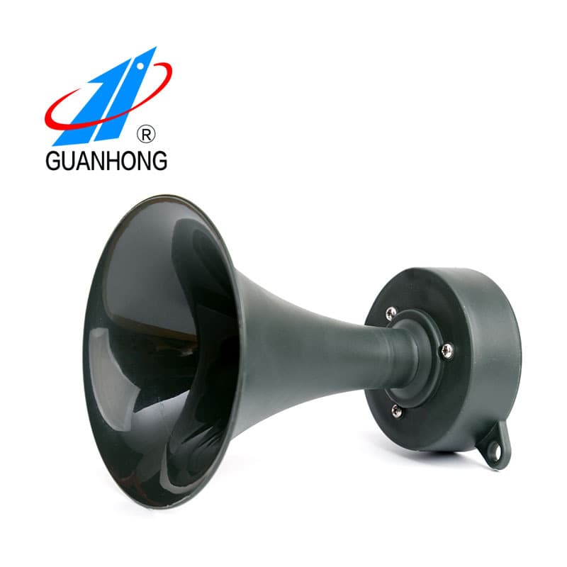 Waterproof Horn Tweeter Electronic Horn Speaker Large Horn Engineering Vehicle Reverse Horn Military Green