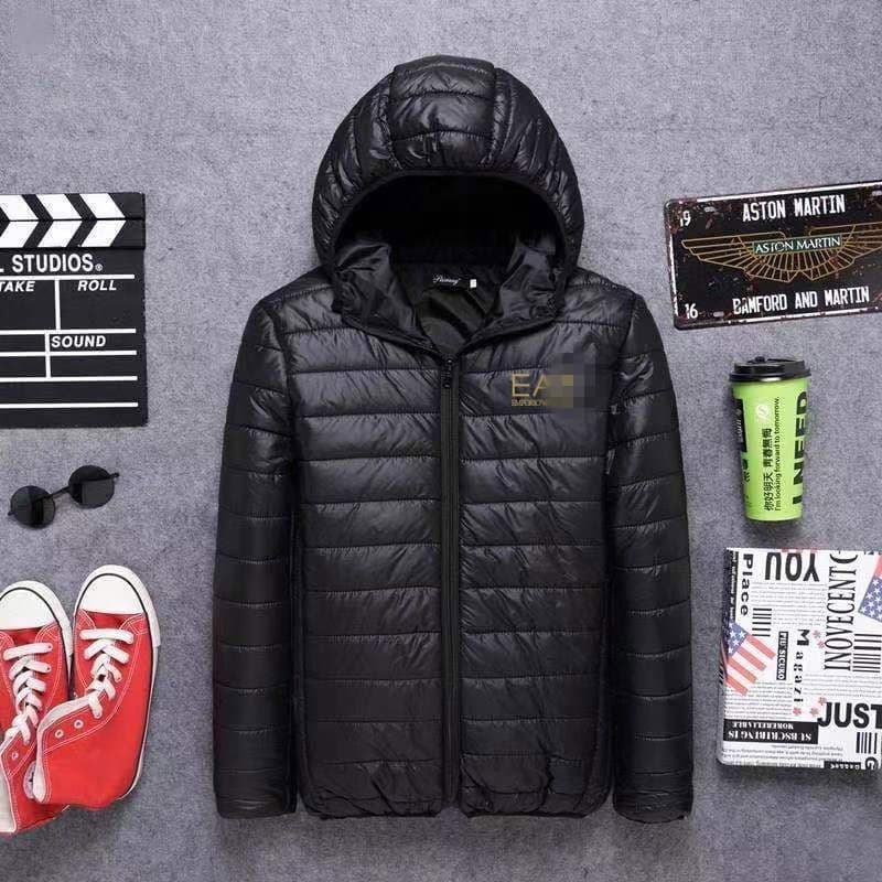 2023 Factory Direct Sales Cross-border Men's Hooded Cotton Clothes Winter Youth Casual Daily Style Cotton Clothes Youth Style