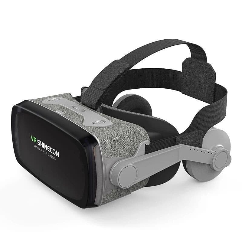 3D Virtual Reality VR Glasses Box Head-mounted Headphones All-in-One Fabric Home Theater Gaming Magic Mirror G07