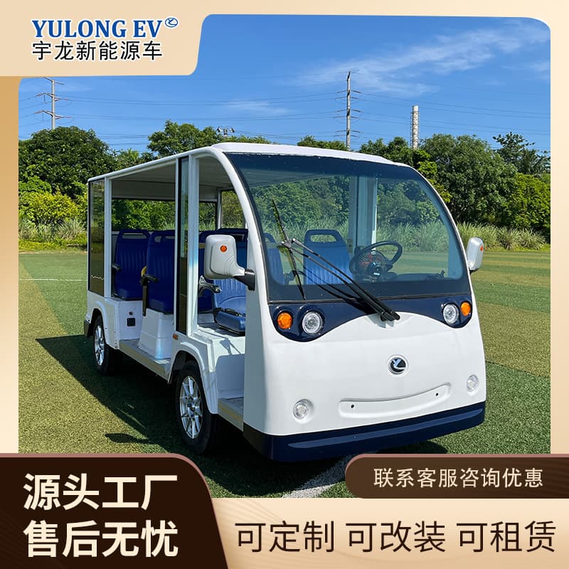 Daba type scenic area sightseeing car 8-seater electric sightseeing car tourist area factory area shuttle bus real estate property patrol