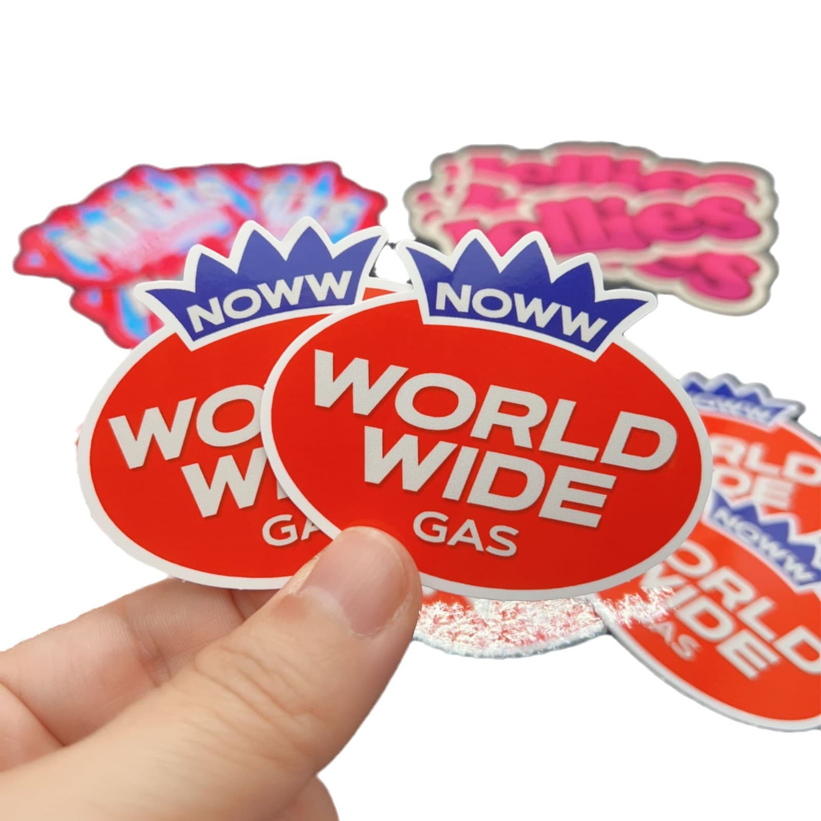 Custom Adhesive Labels Small Batch Rush PVC Labels Custom Adhesive Stickers Custom PVC Transparent Color Stickers