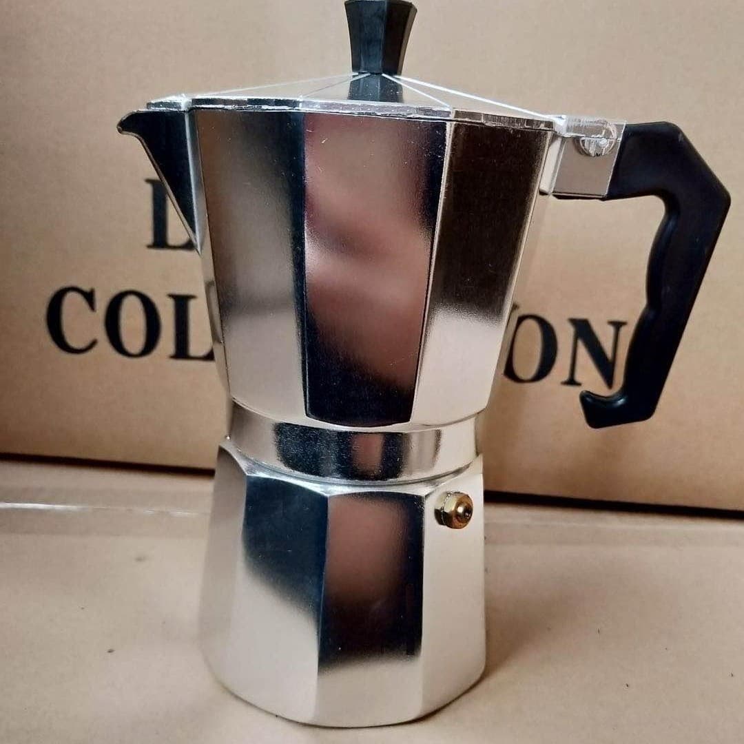 Direct Stock Moka Pot Italian Aluminum Octagonal Moka Pot Coffee Maker Custom Logo Available