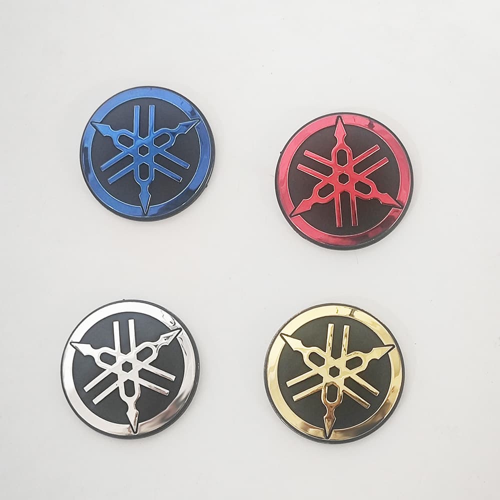 CQJB Motorcycle Accessories Motorcycle Decorative Emblem Sticker 2 pcs/Set for Yamaha
