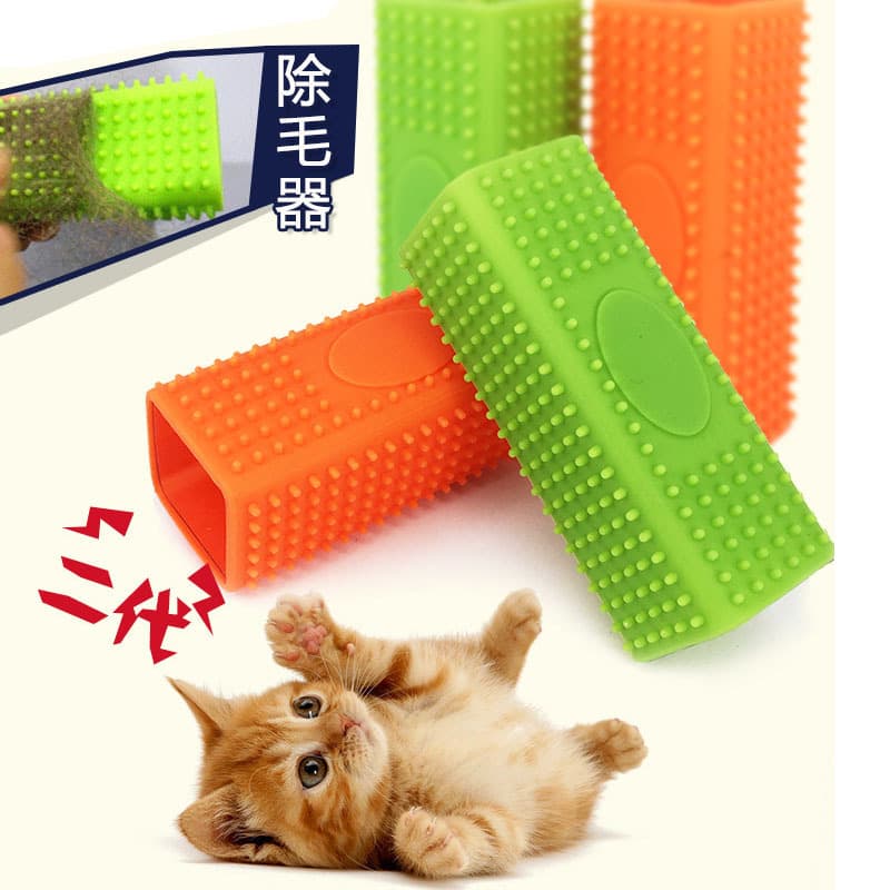 Factory Stock Silicone Pet Hair Remover Multi-Function Pet Brush Lint Remover Scraper Pet Shedding Tool