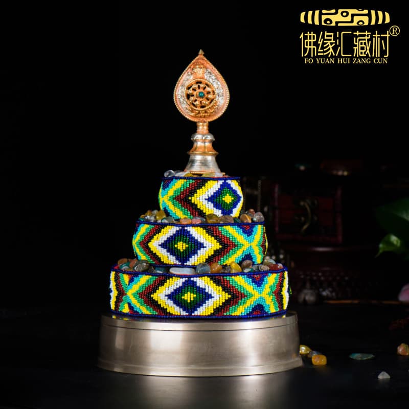 Foyuanhui Nepalese Tantra copper flower manza pan mancharo bronze manza repair pan compass home worship ornaments