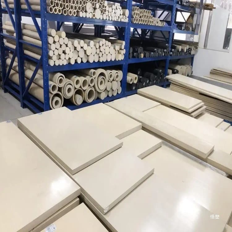 Engraving beige black PEEK sheet wear-resistant PEEK rod polyetheretherketone round rod PEEK tubing manufacturer