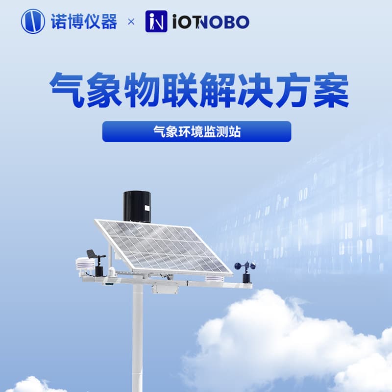 Shanghai Nuobo NBQX-300 Weather Monitoring Station for Scenic Areas: Temperature, Humidity, Air Pressure, Wind Speed, Wind Direction, Noise, and Light Monitoring