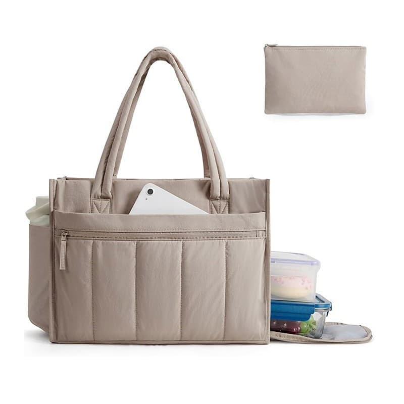 In Stock Women's Tote Bag Commuter Lunch Bag Handbag Laptop Work Bag Large Wallet Handbag