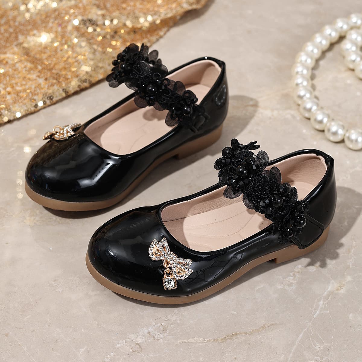 Cross-border girls princess shoes shallow mouth single shoes 2026 autumn girls fashion shoes children's shoes wholesale children's small leather shoes summer