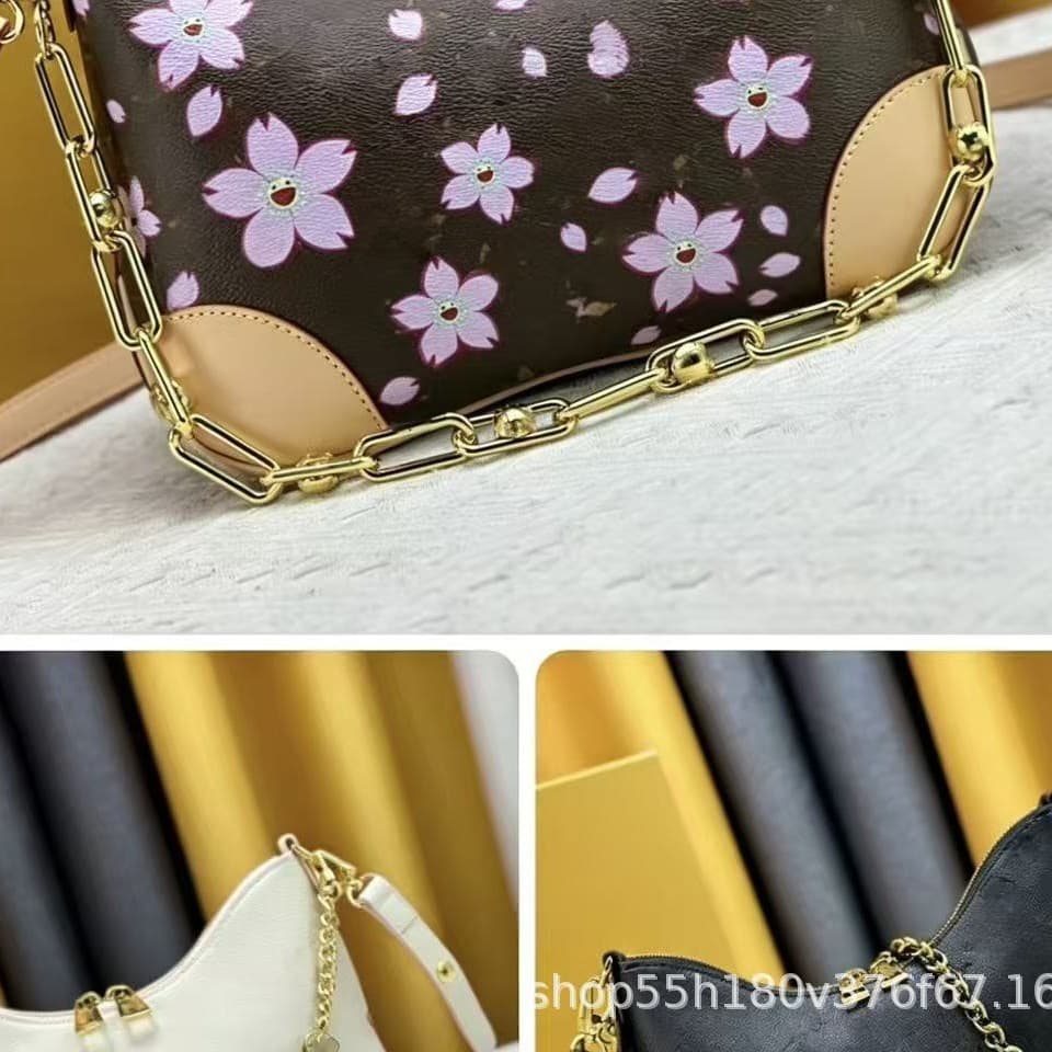 Direct Supply Cross-border MLV Women's Bag Difference Bag Mahjong Bag Chain Bag Underarm Bag Baguette Bag Shell Bag Cosmetic Bag New Style