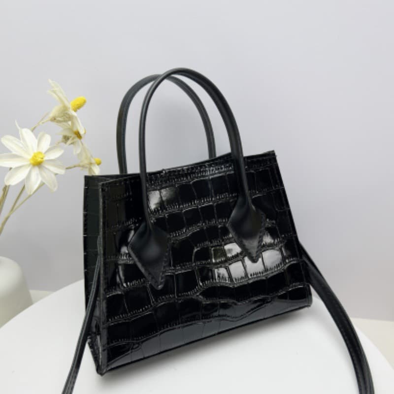Crocodile Pattern Wholesale Small Square Bag Shoulder Crossbody Versatile Handbag Women's Fashion Trendy Niche Texture Export