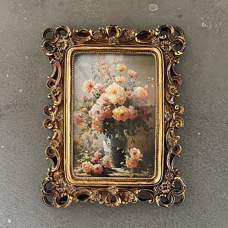 Creative European American style hollow resin photo frame table carved resin picture frame carved photo frame wall hanging picture frame desktop