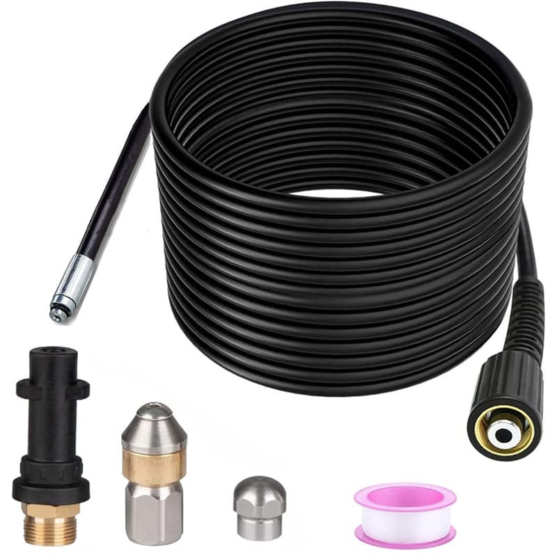 Cross-Border Hot Seller Karcher K-Series High-Pressure Car Washer Unclog Sewer Pipe Sewage Rat Rotating Nozzle