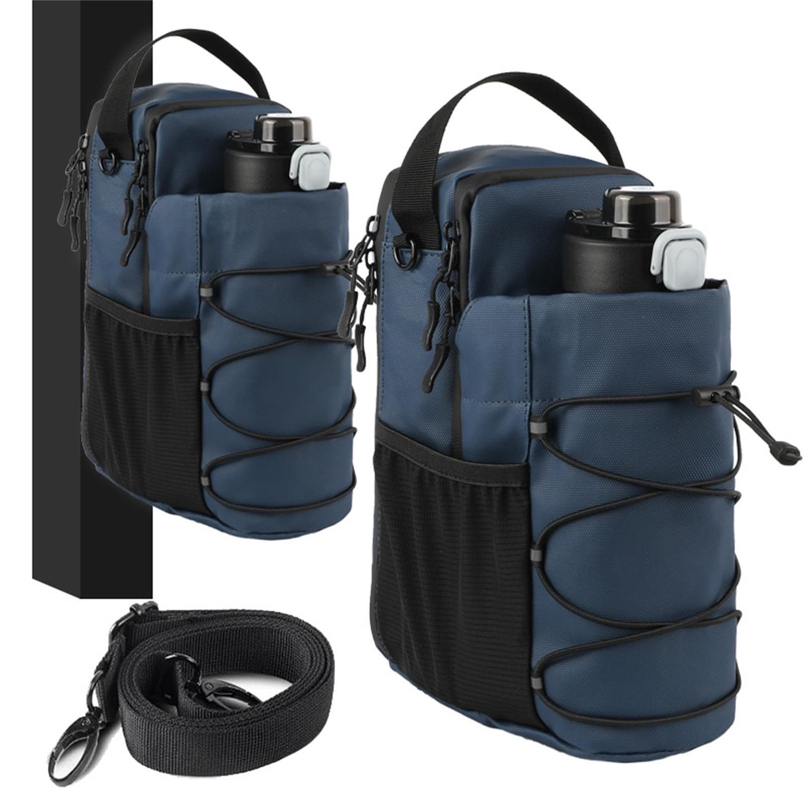 Amazon Magnetic Gym Bag Strong Magnetic Gym Water Bottle Pouch Sports Water Bottle Holder Small Gym Bag Crossbody Bag
