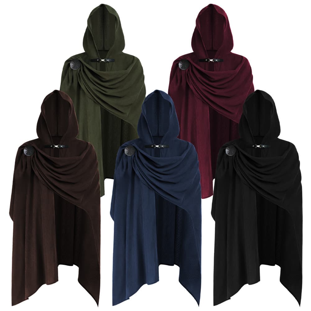 Cross-border new product medieval corduroy cloak cos suit Death Knight knight cloak adult retro style character