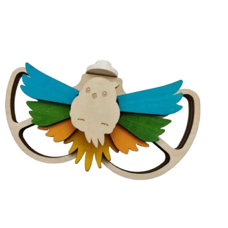 Cross-border new bird foraging toys wooden Bird Foraging Toys crafts educational feeder