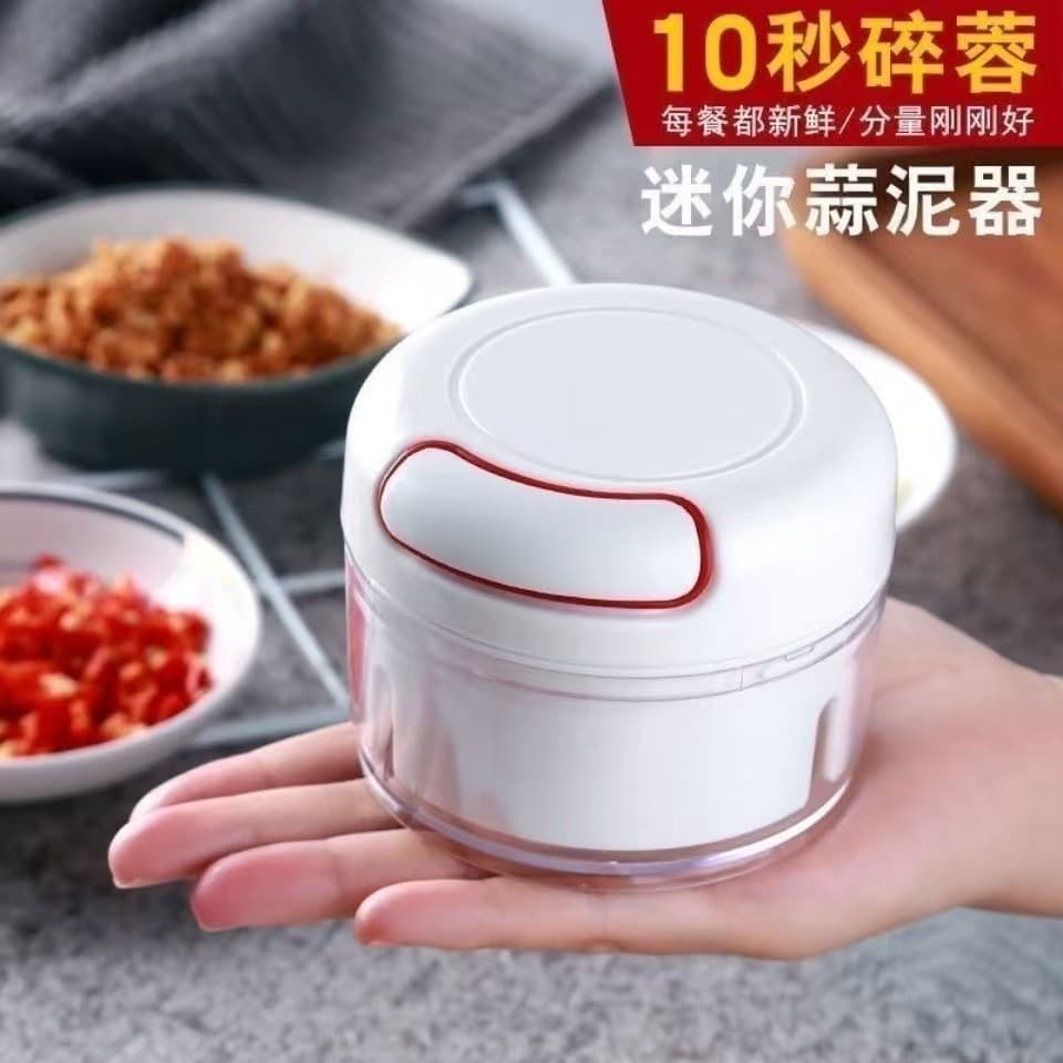 Household garlic cutter, garlic masher, garlic paste, hand-pulled meat grinder, kitchen dumpling stuffing, side dish machine, garlic press