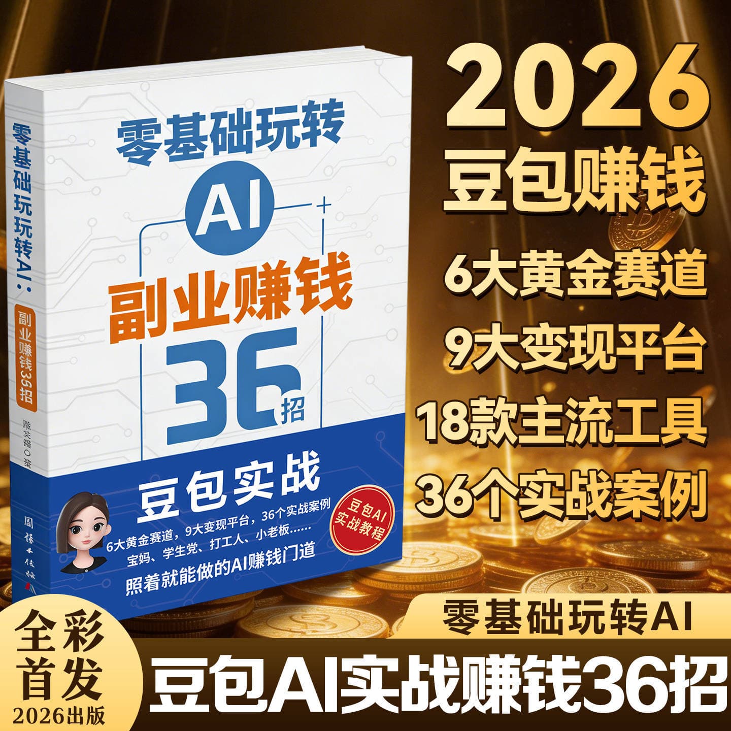 Doubao AI Practical Guide: 36 Ways to Make Money with AI from Zero Basics, Play and Earn with Doubao AI Book