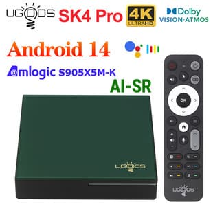 UGOOS SK4 Pro S905X5M-K TVBOX Android14 LPDDR4 Support Dolby