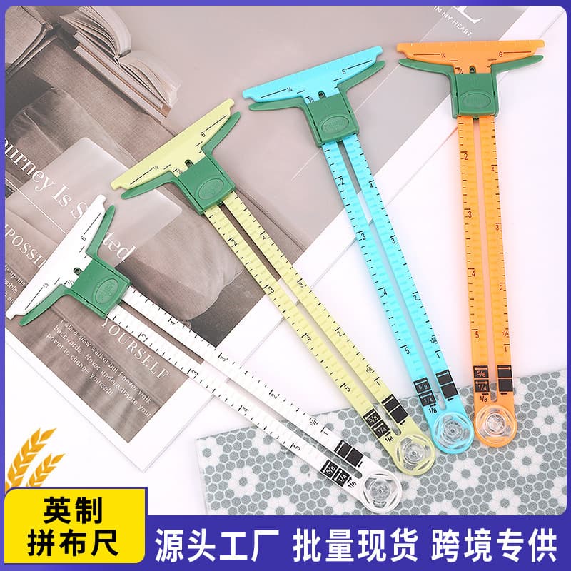 Multi-Function Quilting Ruler Plastic Quilting Ruler Sewing Ruler Quilting Tool Ruler