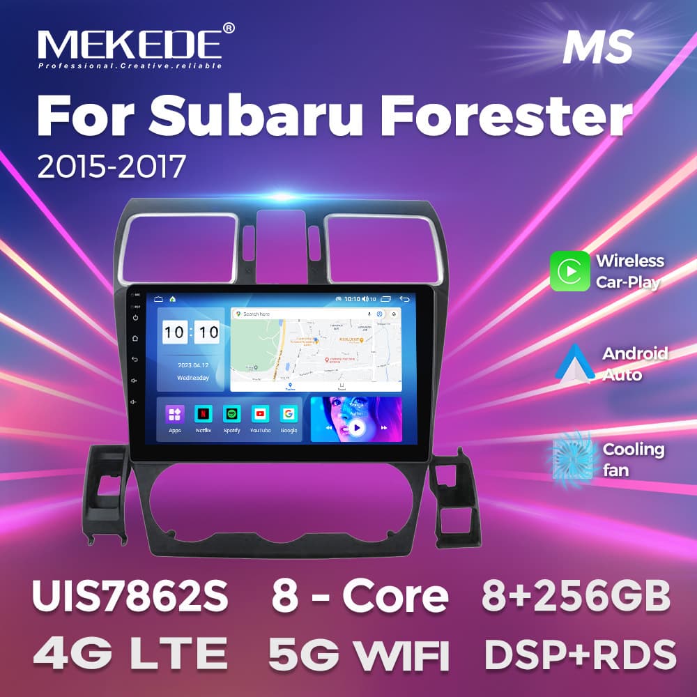For Subaru Forester Car GPS Navigation Wireless CarPlay