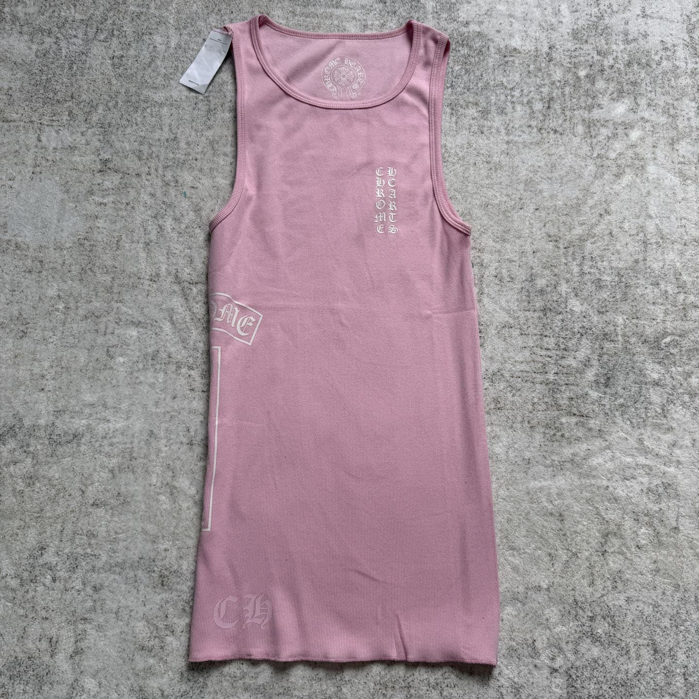 【In-Stock Authentic Version】Ch Croton T-Shaped Sanskrit Print Letter Layered Love Tank Top Dress