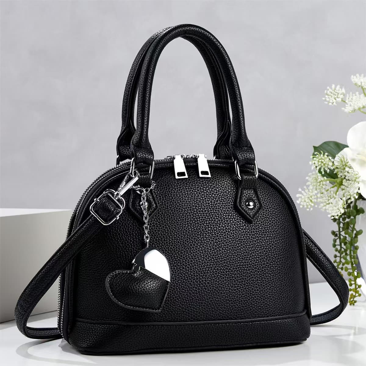 New Trendy Shell Bag for Women, Crossbody Fashionable Handbag, Versatile Simple Style Crossbody Bag