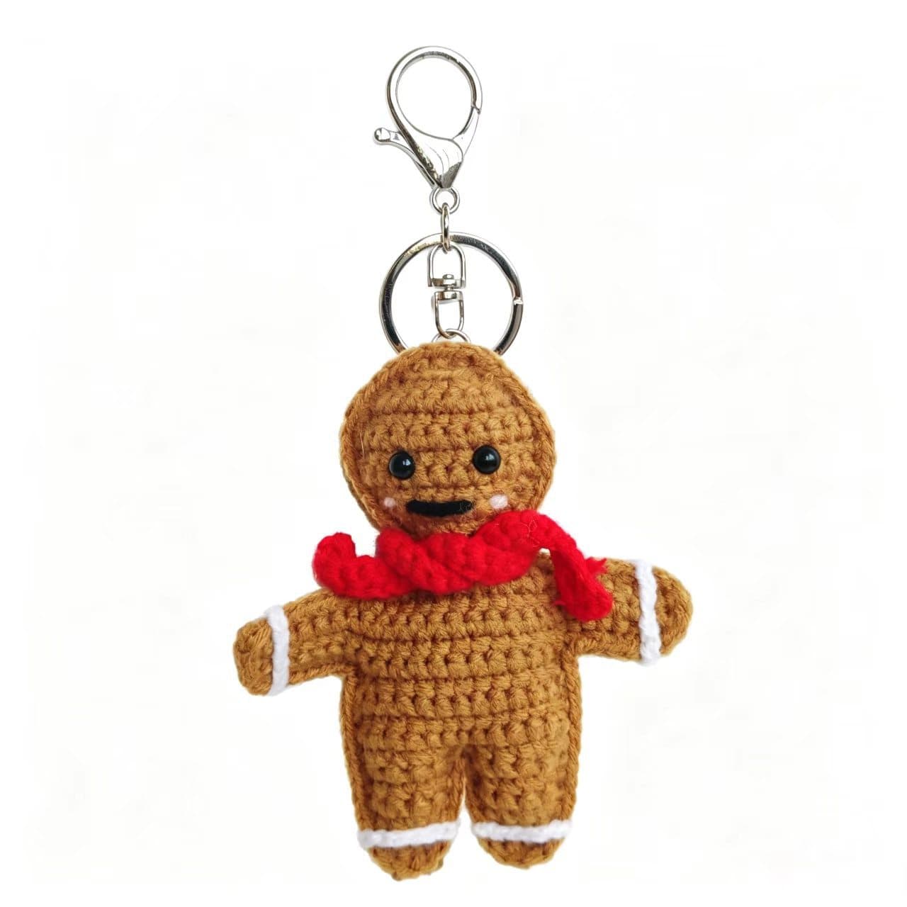 Handmade Knitted Gift Crochet Doll Keychain Claw Machine Doll Little Trinket Bag Charm Cute and Fun for Students
