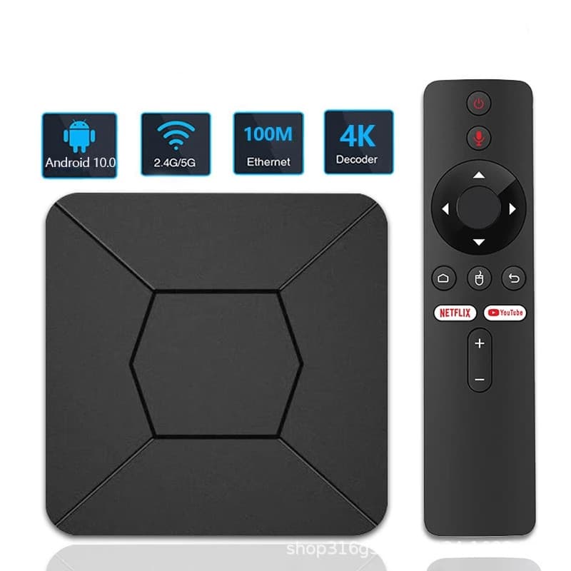 Cross-border Hot Selling Q5 Set-top Box IATV HD 4K Android Network TV Box Dual WiFi Bluetooth TV Box