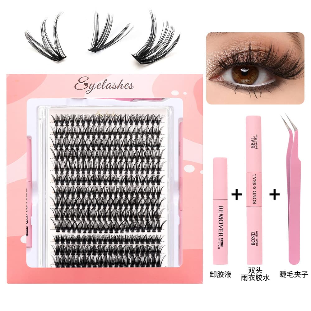 DIY Lashes Eyelash Extension Kit False Eyelashes 30D/40D Hot Melt Large Capacity False Eyelashes Wholesale
