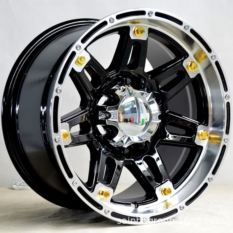 F89LGS08 15 16 Inch Shengbo Negative Offset Off-road Wheel Rim Car Aluminum Alloy Wheel Rim