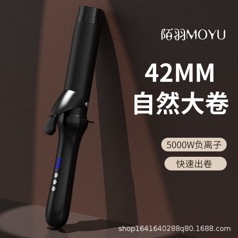 42mm Curling Iron Large Curl No Damage Long-Lasting Waves for Medium to Long Hair Large 42mm Electric Curling Wand